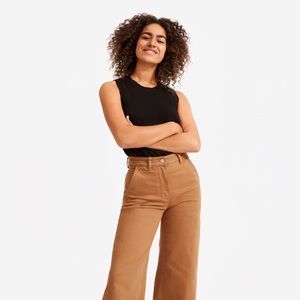 Everlane Wide Leg Crop Pants